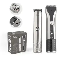 Jata JBSE2102 Set de tondeuses et rasoirs de haute précision. Avec différents guides de coupe. Autonomie de 90 minutes. Lames en acier inoxydable. Accessoires inclus