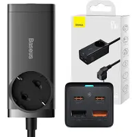 Baseus PSZM000901 power adapter/inverter Indoor 65 W Black