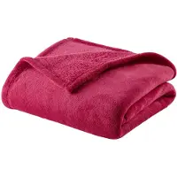 DOMIVA Couverture Microlon 75x100 Cm Fuchsia