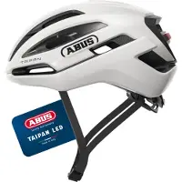 ABUS Casque vélo 44653 - TAIPAN LED shiny white L