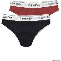 Calvin Klein Underwear String gris clair / mandarine / noir / blanc