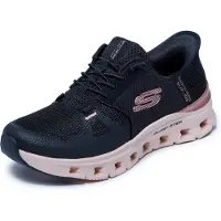 SKECHERS Baskets basses 'Glide-Step Pro-Radiant Stride' rose / noir
