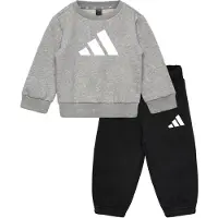 Adidas Survêtement 'Essentials' gris / noir / blanc