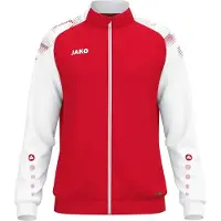 Jako Veste en polyester Sonic rouge/blanc 140