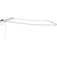 vidaXL Armature de store électrique blanche 4 x 2 m en acier