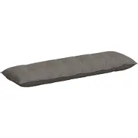 vidaXL Coussin dorsal gris clair 160 x 50 cm Tissu velours côtelé