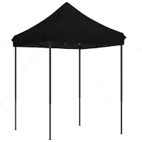 vidaXL Tente de réception pliable Pop-Up noire 200x200x306 cm