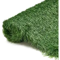 Tapiso Gazon synthétique Verde 50 mm, résistant aux UV, pour balcon, terrasse et jardin, 100 x 950