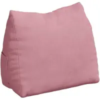 vidaXL Coussin dorsal Rose 45 x 20 x 35 cm Tissu velours côtelé