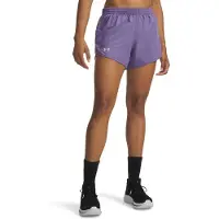 Under Armour Fly By 3´´ Shorts Violet M Femme