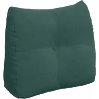vidaXL Coussin de Dos Vert foncé 60 x 24 x 50 cm Velours
