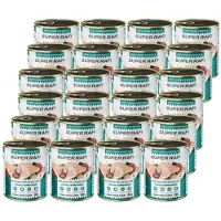 SUPER RAFI RAFI Super avec pintade et foie de boeuf pâté pour chiens 24x800g