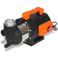 FUXTEC Pompe de jardin FX-GP1200N - jusqu'à 4.000 l/h | 48m de hauteur de refoulement | 1200 Watt | 4,8bar | 77db | 1" diamètre de tuyau | 8,5Kg | électrique