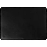 Accezz Leather Pochette ordinateur Apple MacBook 15 pouces - Noir