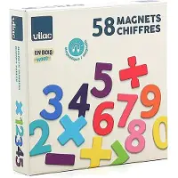 Vilac Aimants - Bois - Magnétique Nombres - - UneTaille - Jouets Magnétiques