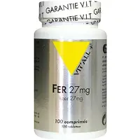 VitAll Vit'All+ Fer 27mg 100 Comprimés