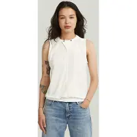G-Star D29039-e522 Regular Fit Sleeveless Shirt Blanc L Femme