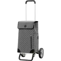 Andersen Shopper Valisette 'Sofia' anthracite / blanc