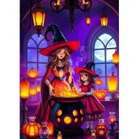 Bluebird Puzzle Puzzle Sortilèges et Citrouilles - 200 à 499 pièces