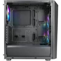 Azza Geh Midi ATX Sentinel 205A01B, black (ATX, mATX, Mini-ITX), Boîtier PC, Noir