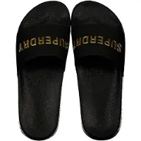 Superdry Mule jaune d'or / noir