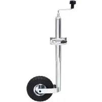 Syfax Roue de jauge pour remorque avec pince fendue 48 mm
