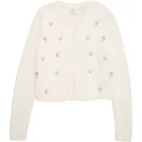 Lindex Cardigan jade / violet clair / rose / blanc cassé