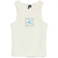Vero Moda Haut 'VMAlly' azur / olive / blanc