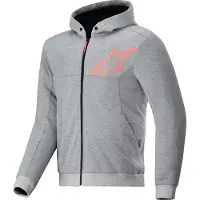 Alpinestars Veste CHROME V2 SPORT, (gris/rouge fluo, taille M)