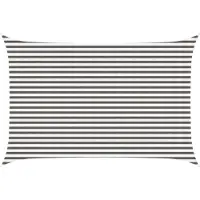 Syfax Voile d'ombre Gris clair et blanc 3 x 4 m HDPE