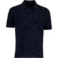 BOSS Flower 10278318 Orange Short Sleeve Polo Bleu L Homme