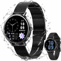 Blackview Montre connectée X30 – 1,26 pouces, autonomie de 10 jours, plus de 100 modes sportifs, appels Bluetooth, assistant vocal IA, fréquence cardiaque et saturation en oxygène, suivi du sommeil