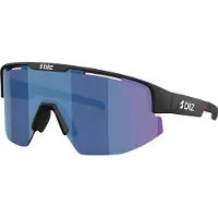 Bliz Unisexe, Lunettes de sport, Matrix (Noir mat, Fumée, Ice Blue Multicolor), Noir