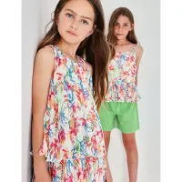 Boboli 763017 Sleeveless Dress Multicolore 5 Years Fille