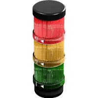 Rittal Colonne de signalisation LED triple SG 2372102 pour mur/sol, Armoire serveur : accessoires, Multicolore
