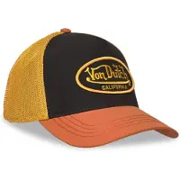 Von Dutch Vd/1/ct/poly/06 Cap Orange,Noir