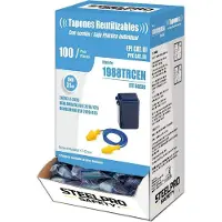 Steelpro Tpr 31db Ear Protection Plugs 100 Units Bleu