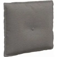 vidaXL Coussin dorsal gris clair 50 x 45 cm Tissu velours côtelé