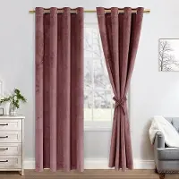 OEM Rideaux d'ombrage à lamelles, lot de 2, 140 x 225 cm, rouge