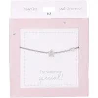 Depesche Bracelet argenté « Heart of Gold » étoile - Bijoux pour femmes