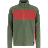 Protest Marnix Half Zip Long Sleeve T-shirt Vert 140 cm Garçon