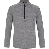 Protest Henry Half Zip Long Sleeve T-shirt Gris XS Homme