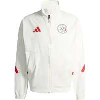 Adidas Vestes d’entraînement 'Ajax Amsterdam Z.N.E. Anthem' rouge / blanc cassé