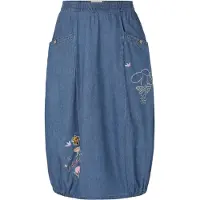 TATUUM Jupe 'Melia' crème / bleu denim / jaune / rouge