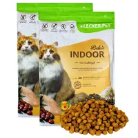 Lecker.Pet 5 kg de croquettes complètes Balu's Poultry pour chats d'intérieur