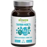 Biowen Complément alimentaire : Taurate de magnésium 600 mg, 100 gélules – muscles et os