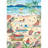 Pieces & Peace Puzzle Jour de plage 1000 pièces puzzle coloré