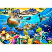 Bluebird Puzzle Puzzle Turtle Beach - 1000 Teile Puzzle