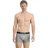 Levi's Optical Illusion Organic Cotton Boxers 2 Units Gris 2XL Homme