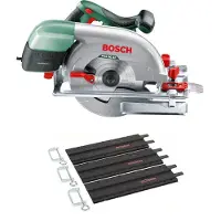Bosch PKS 66-2 AF Scie circulaire portative 190 mm 1600 W + lame SpeedLine + rail de guidage 70 cm ( 0603502004 )